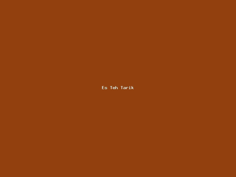 Es Teh Tarik